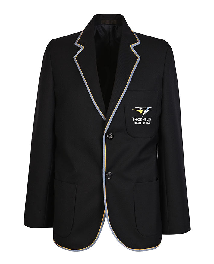 Unisex Twill Blazer with Braid around Edge