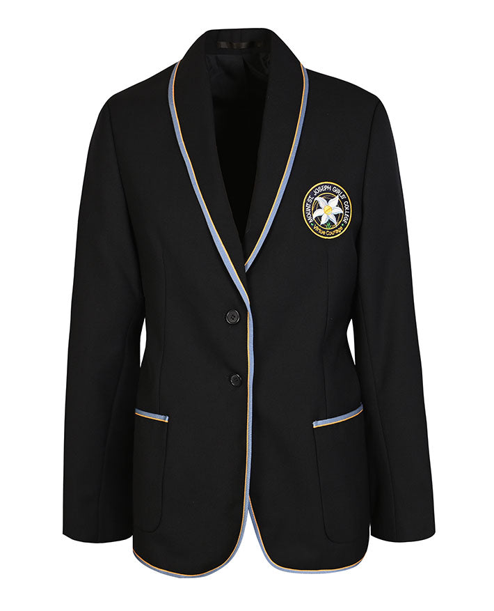 Female Blazer with Braided Edge and Pockets