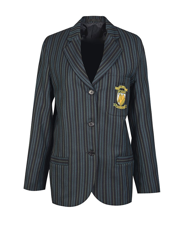 Girls Striped Blazer