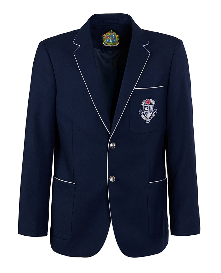 MOR 2 Button Slim Fit Twill Blazer w. Piping