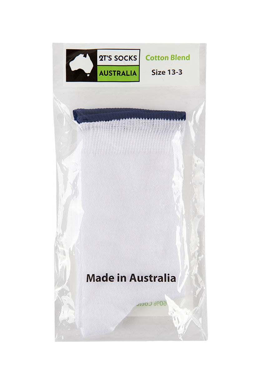 Socks - Crew Girls Tip Stripe