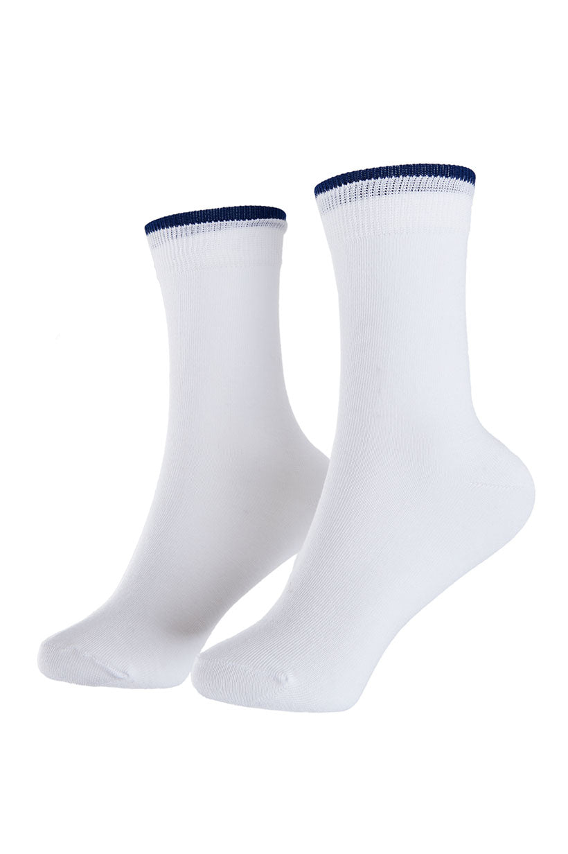 Socks - Crew Girls Tip Stripe