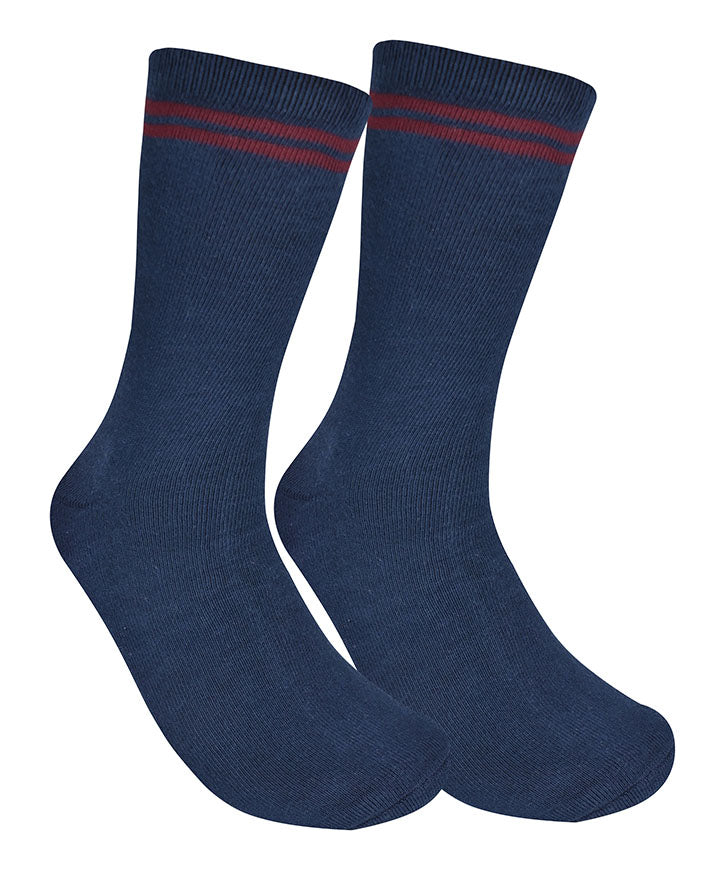 Socks - Crew Dbl Stripe 2pk