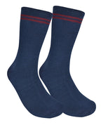 Socks - Crew Dbl Stripe 2pk