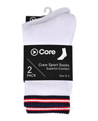 Striped Sports Socks - 2 Pack