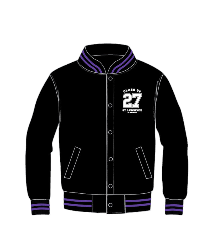 Bomber Jacket- Stripe Rib