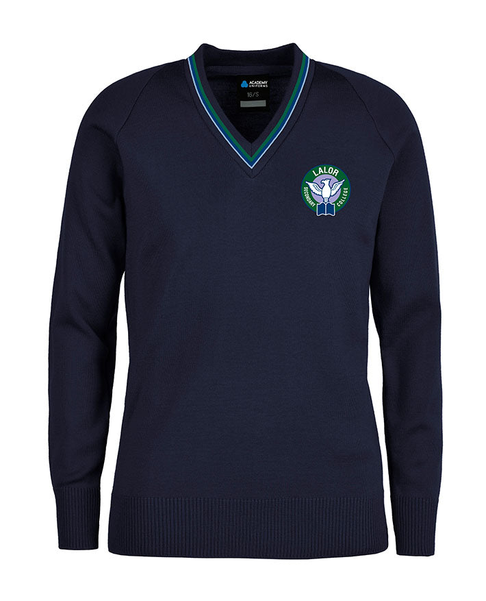 Jumper Wool - Stripe Neck