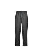 Stretch Gab Elastic Waist Pants - Double Knee