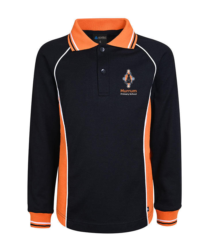 LS Polo with stripe cuff