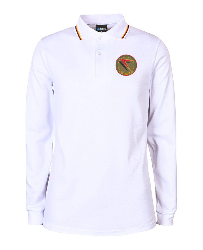 CB Mesh LS Polo 4 colour rib trim colour 4270