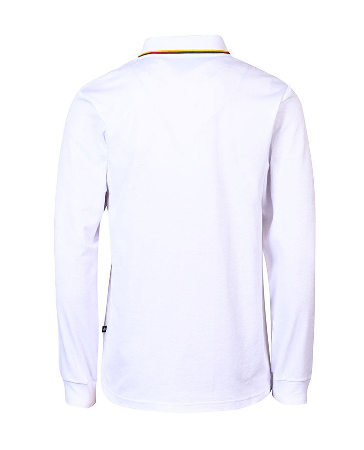CB Mesh LS Polo 4 colour rib trim colour 4270