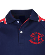 S/S Raglan polo with contrast panels