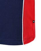 S/S Raglan polo with contrast panels