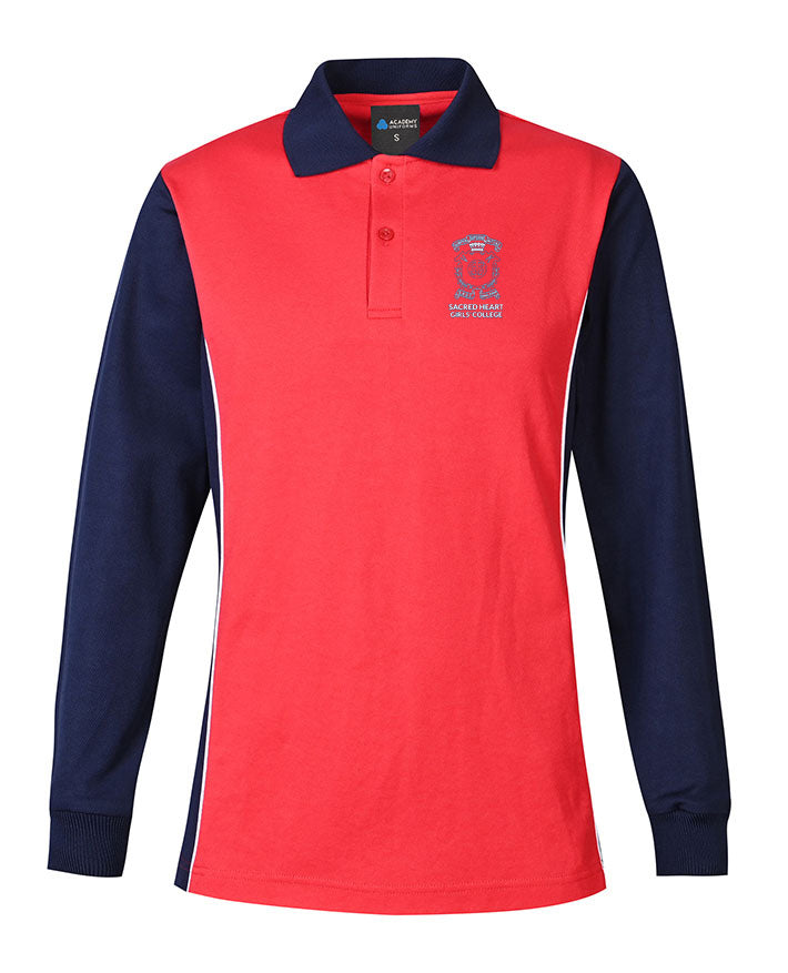 LS Panelled polo with piping
