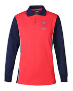 LS Panelled polo with piping