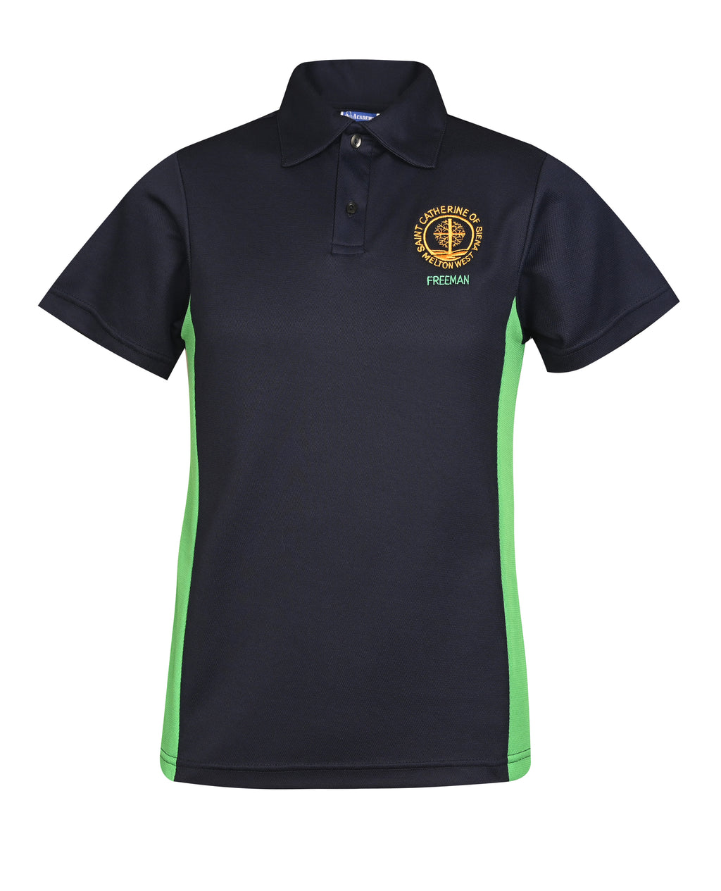 S/S CB Mesh Polo-Contrast Side Panel