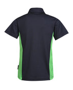 S/S CB Mesh Polo-Contrast Side Panel