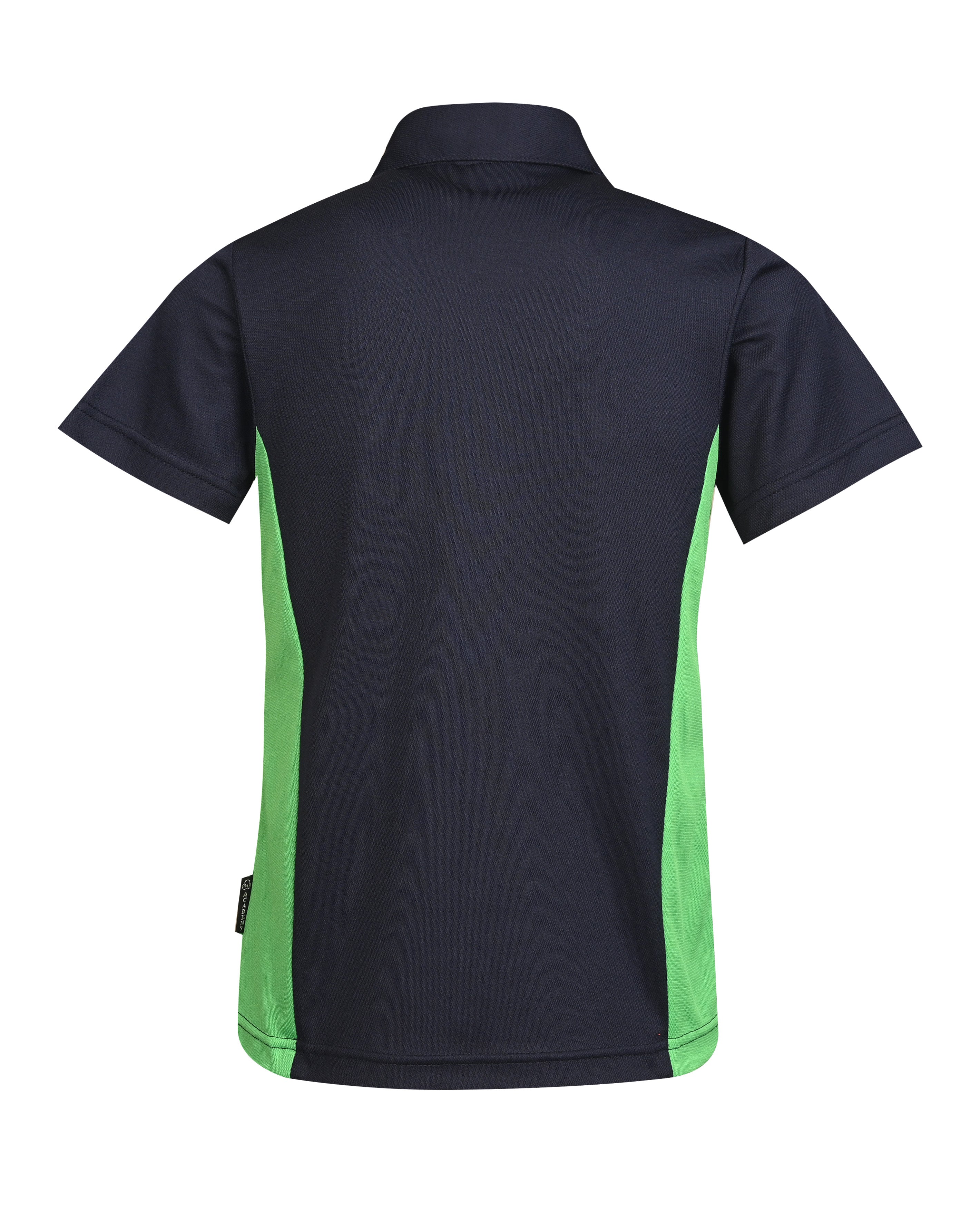 S/S CB Mesh Polo-Contrast Side Panel