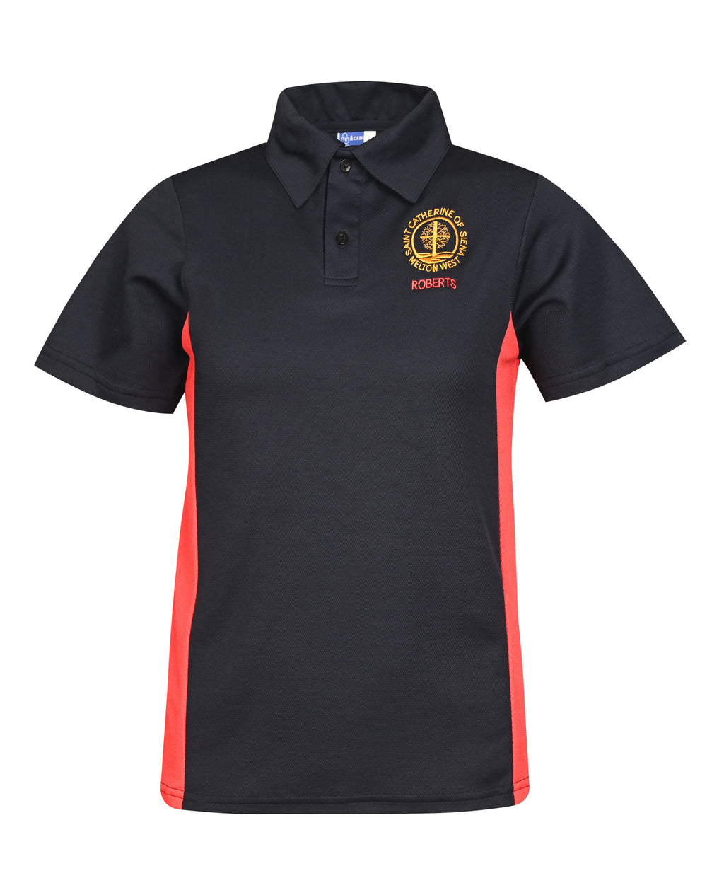 S/S CB Mesh Polo-Contrast Side Panel