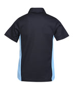S/S CB Mesh Polo-Contrast Side Panel