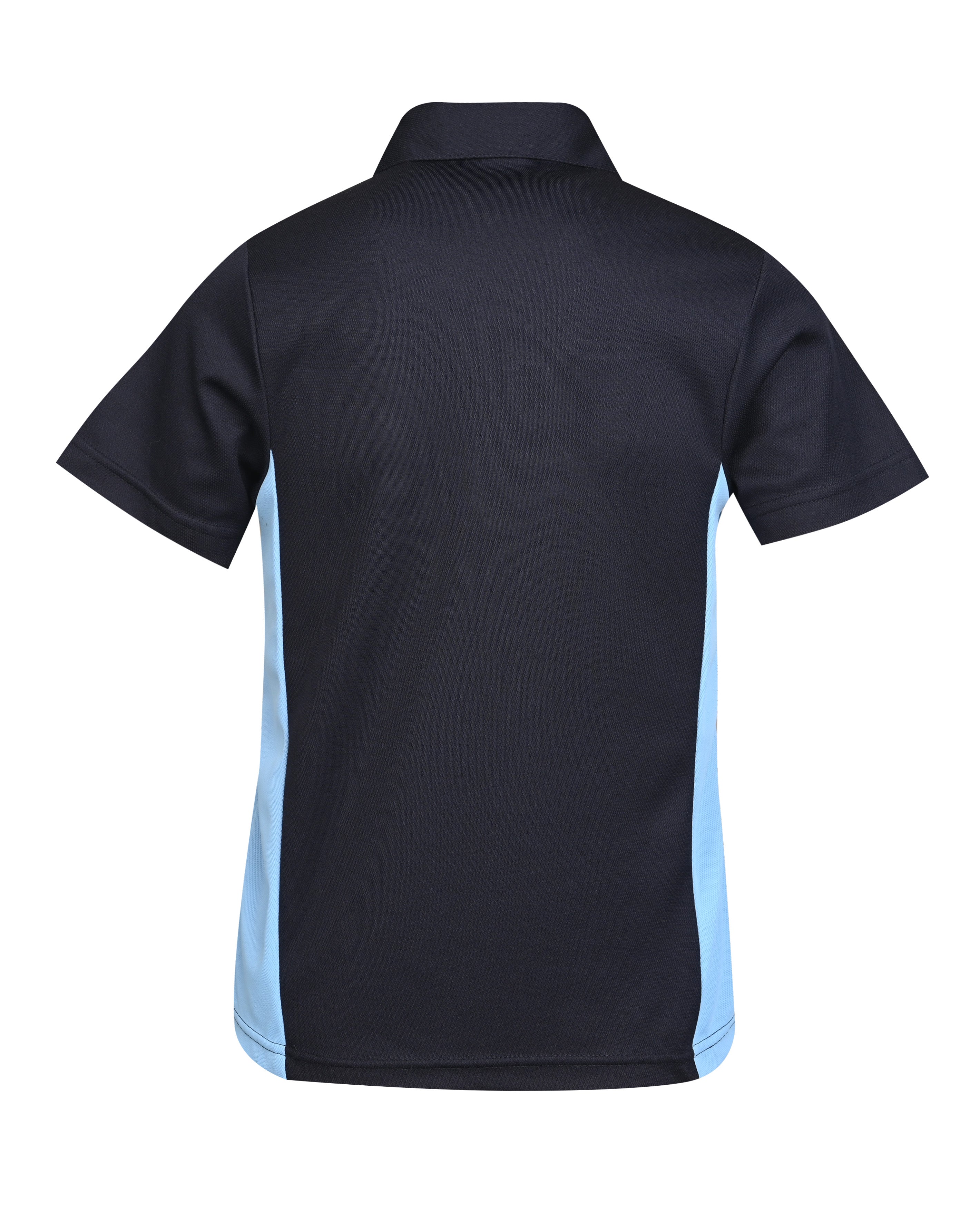 S/S CB Mesh Polo-Contrast Side Panel