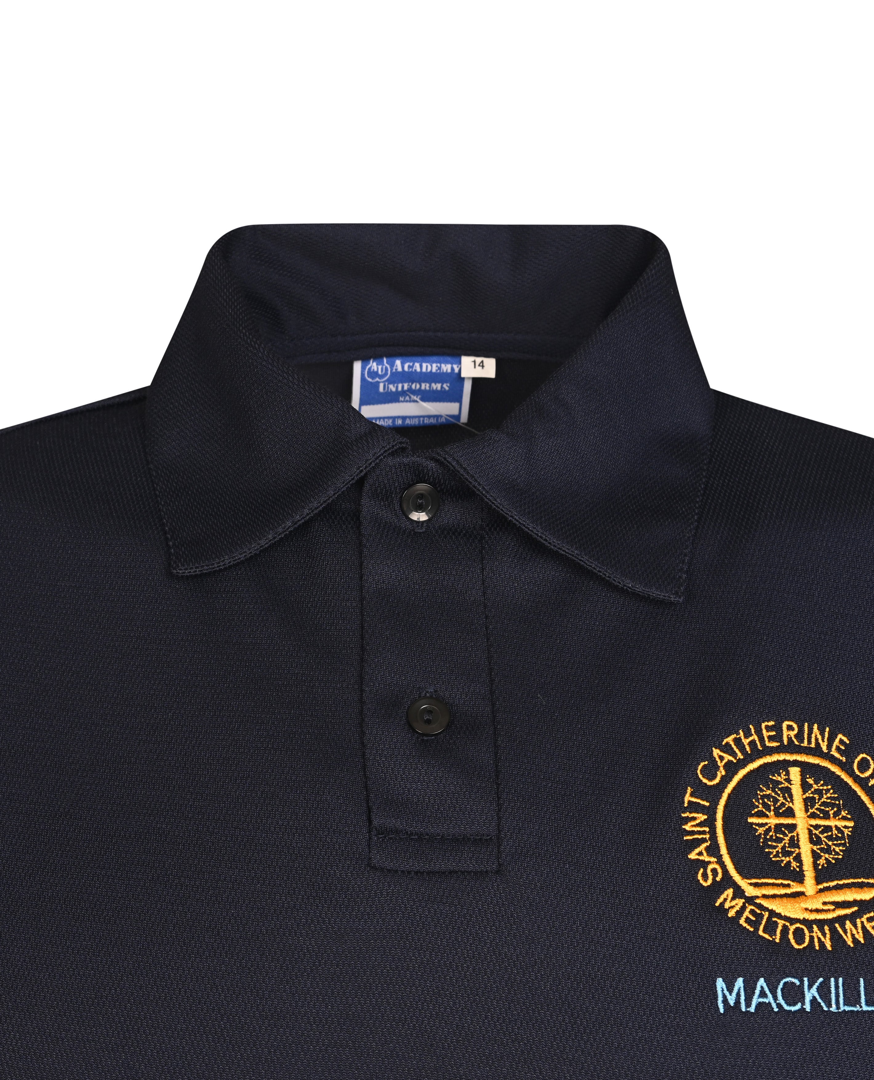 S/S CB Mesh Polo-Contrast Side Panel