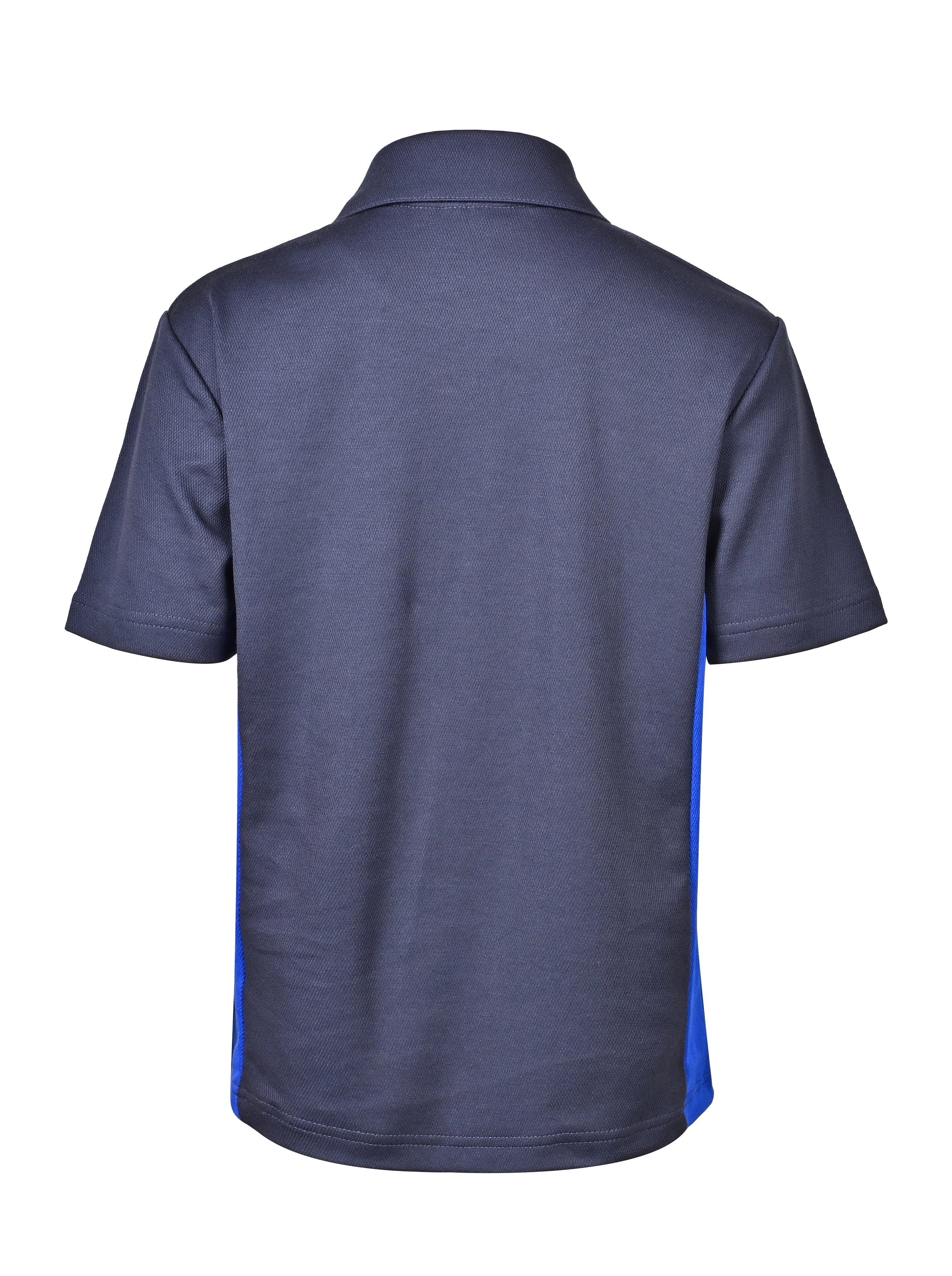 S/S CB Mesh Polo-Contrast Side Panel