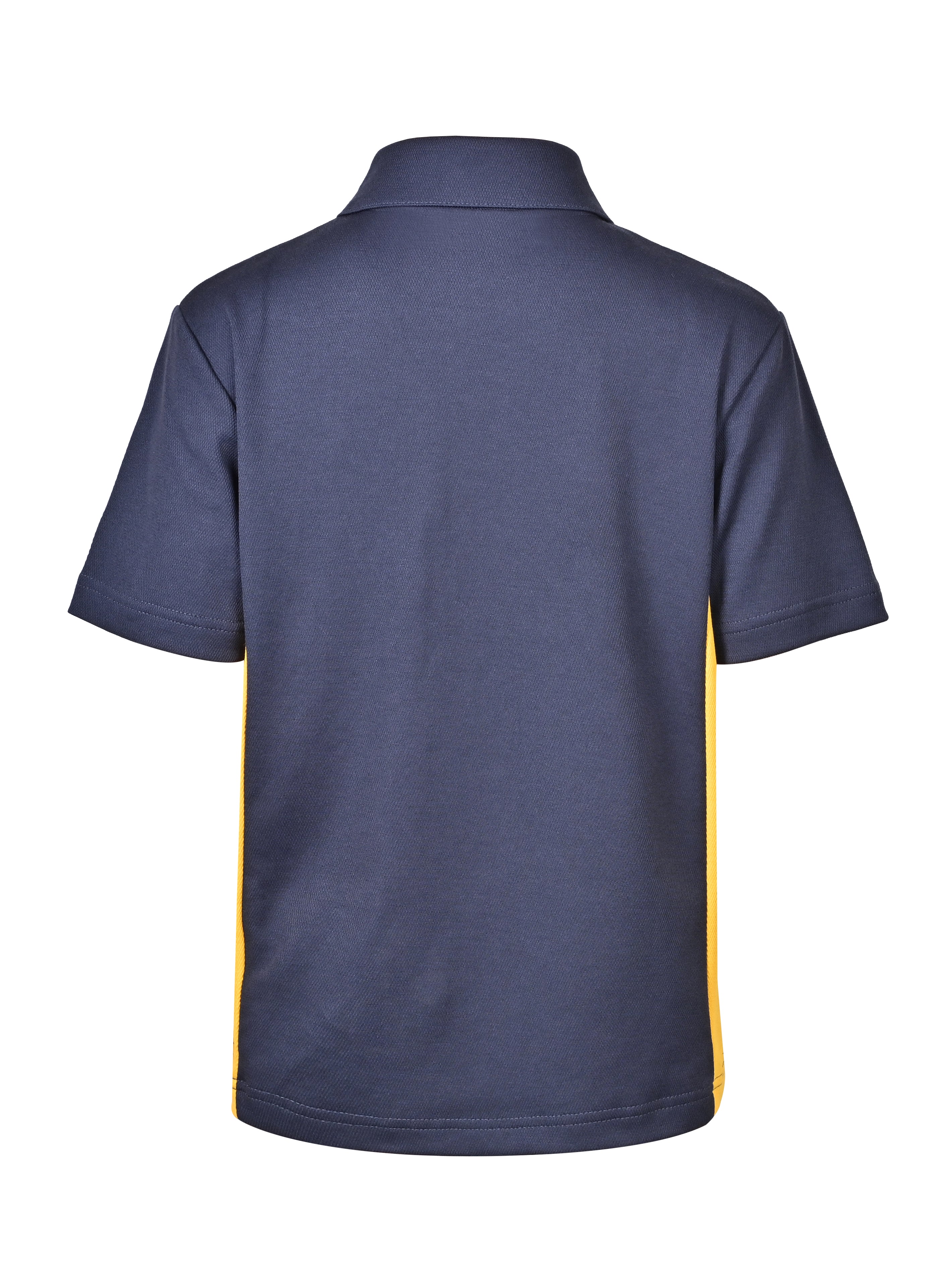 S/S CB Mesh Polo-Contrast Side Panel