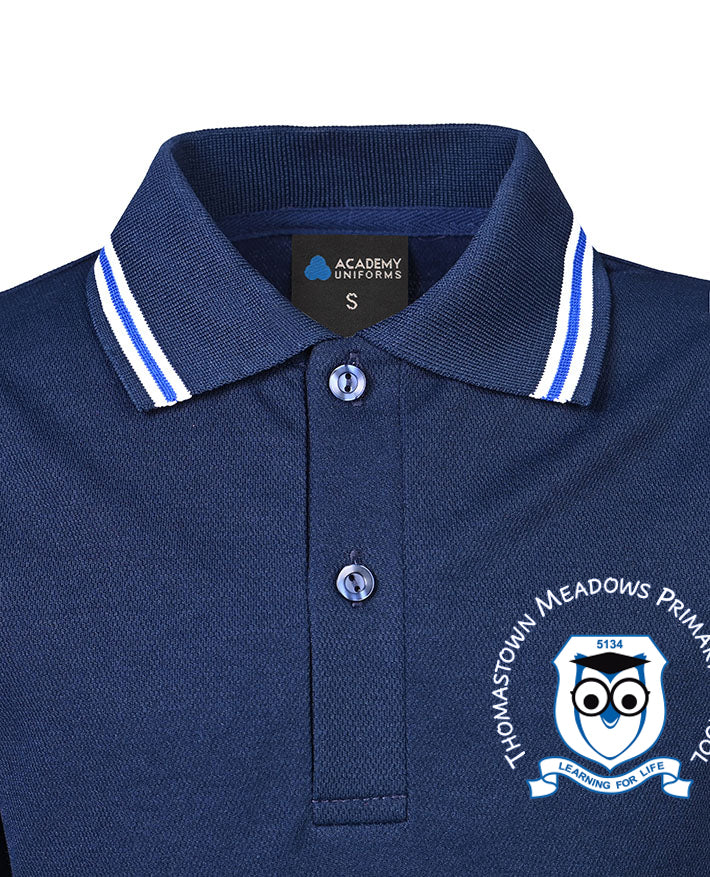 LS Polo-Piping and Stripe Collar