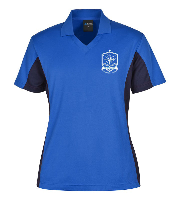 V-Neck CB Mesh House Polo