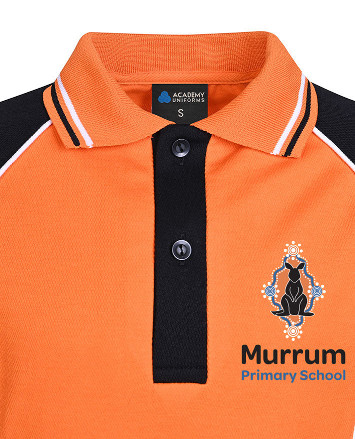 LS Contrast raglan polo
