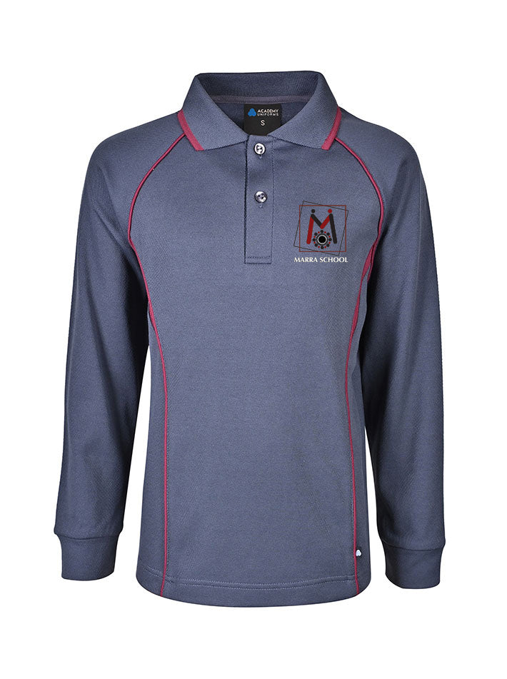 LS Contrast trim polo