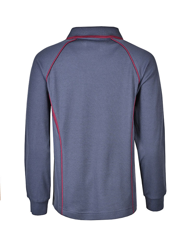 LS Contrast trim polo