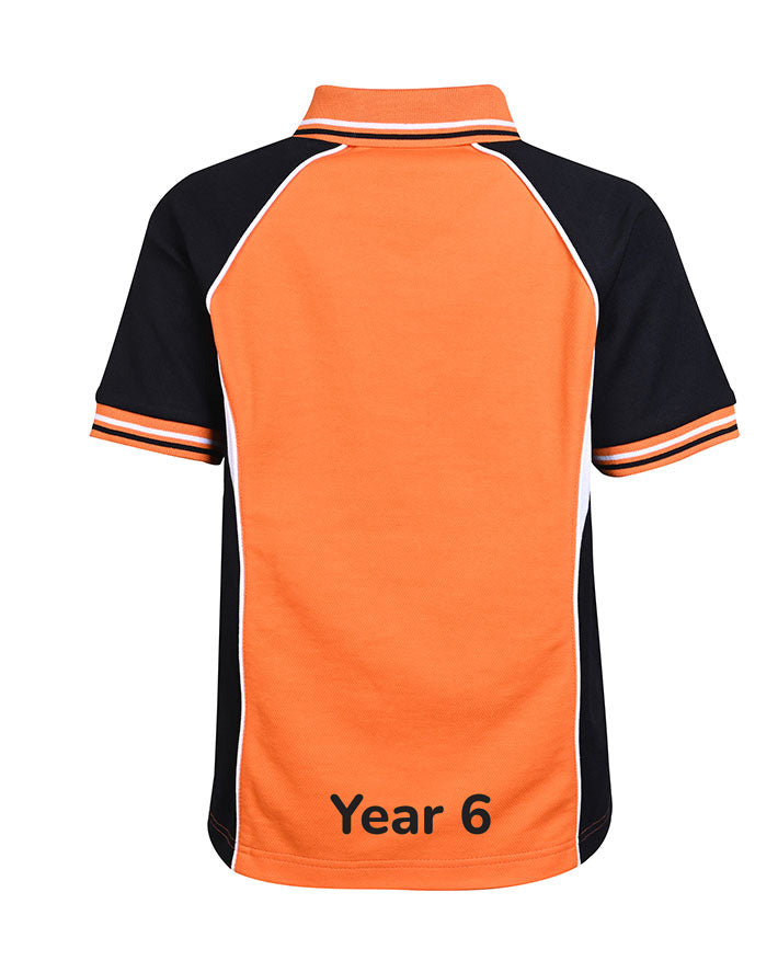 SS Contrast raglan polo