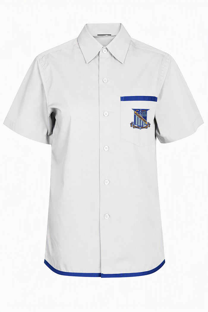 Shirt - Senior Short Sleeve Buttoned (White)