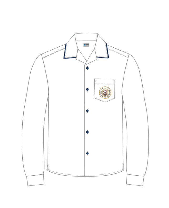 L/S Shirt-Contrast Piping