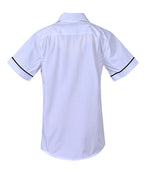 SS Open neck shirt with contrast piping