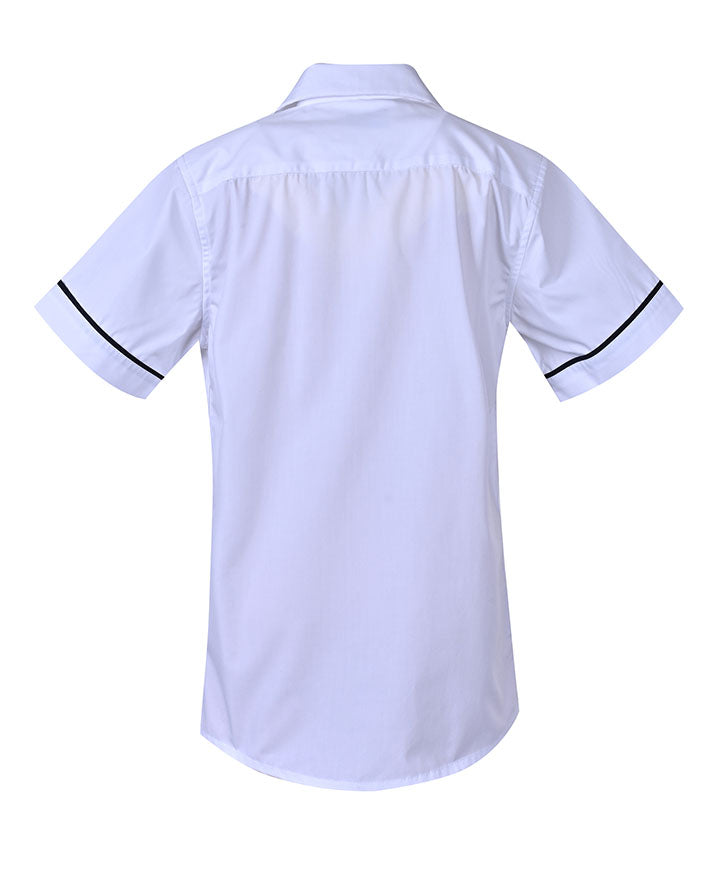 SS Open neck shirt with contrast piping