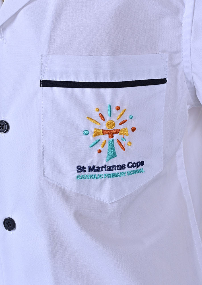 SS Open neck shirt with contrast piping