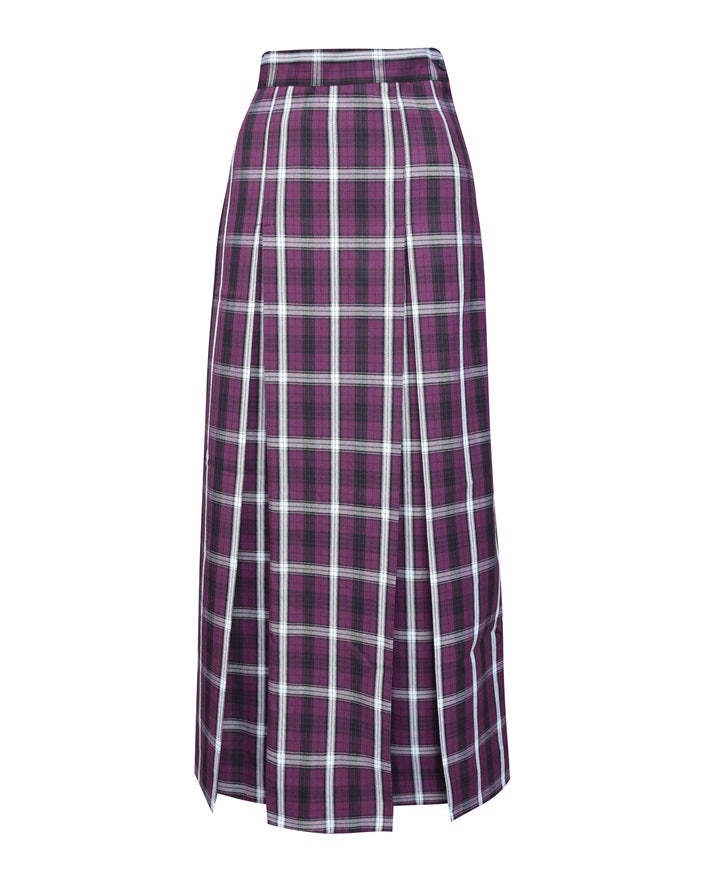 Full Length Box Pleat Skirt