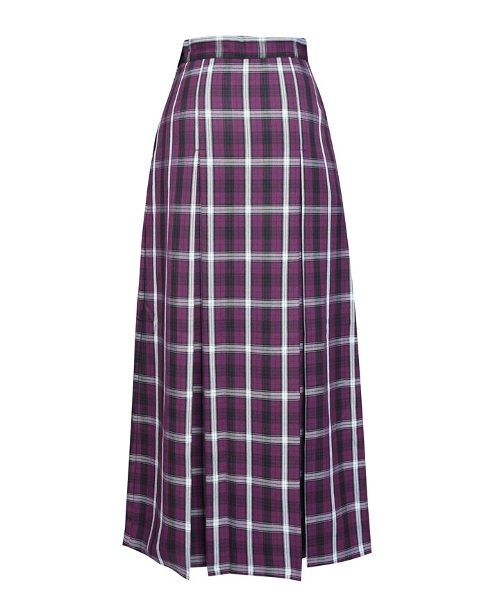 Full Length Box Pleat Skirt