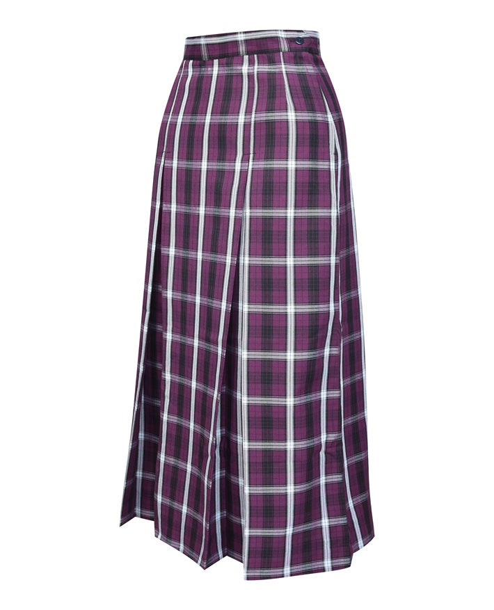 Full Length Box Pleat Skirt