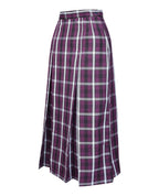 Full Length Box Pleat Skirt