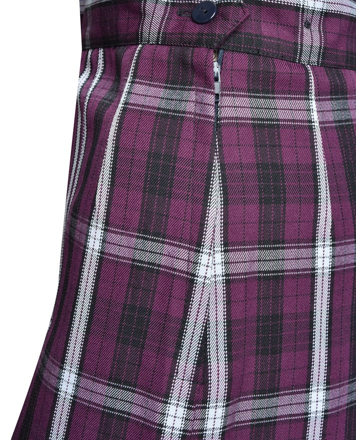 Full Length Box Pleat Skirt