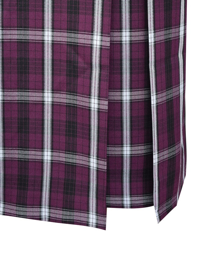 Full Length Box Pleat Skirt