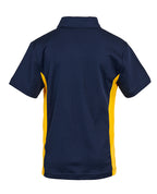 S/S CB Mesh Polo-Contrast Side Panel