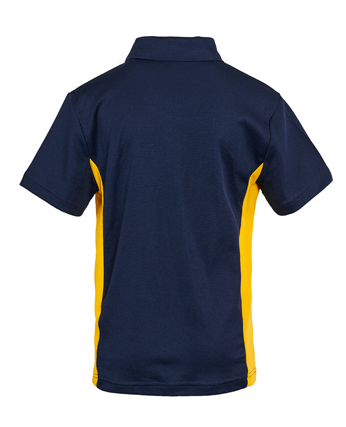 S/S CB Mesh Polo-Contrast Side Panel