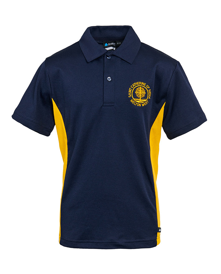 S/S CB Mesh Polo-Contrast Side Panel