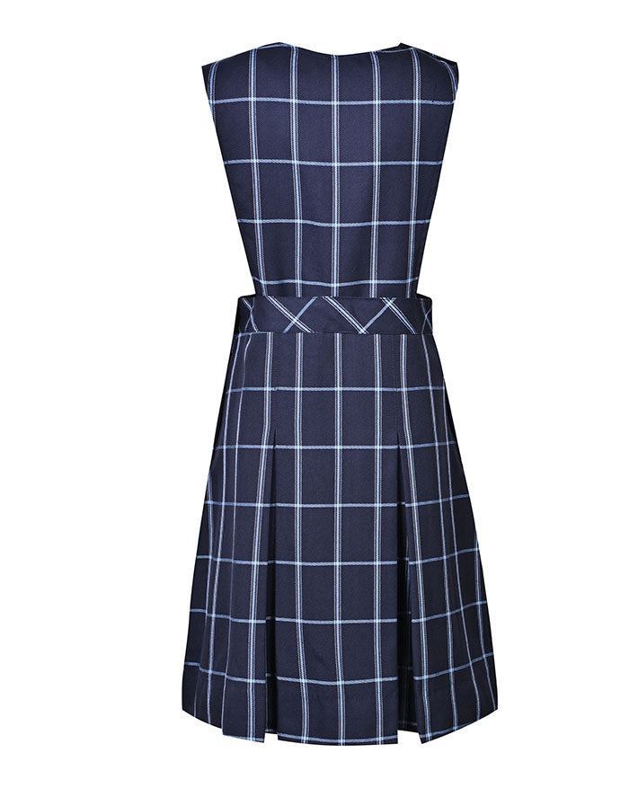 Detachable Bib Tunic with Box Pleat Skirt