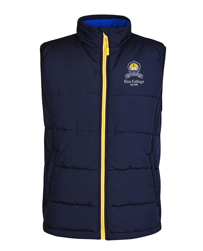 Puffa Vest with Contrast